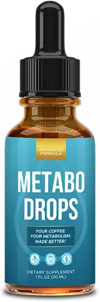 MetaboDrops liquid metabolism support supplement bottle