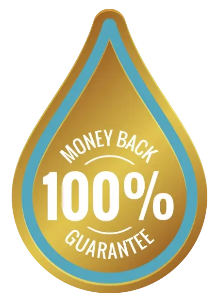 MetaboDrops 60 day money back guarantee badge